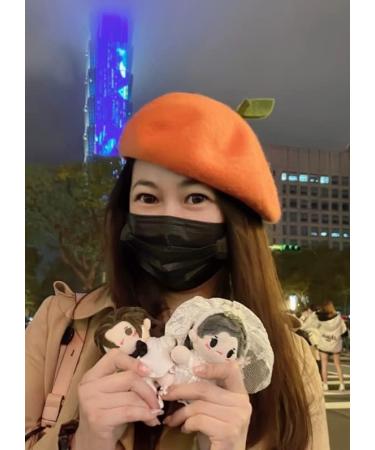 Kawaii Deer Ear Beret Hat - Cute Funny Christmas Fruits Cap for Women and Girls - Buy Online on GoSupps.com