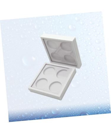 Beavorty Eyeshadow Palette 4 Pcs 4 cosmetic sample containers eyeshadow containers empty eyeshadow tray empty white eyeshadow 1 count (Pack of 1) Whitex2pcs - Buy Online on GoSupps.com