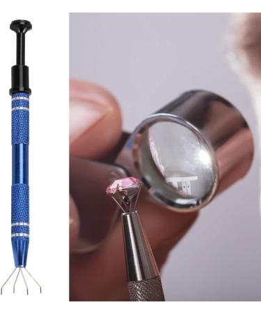 4-Tine Rhinestone Holder Tweezers - Perfect Jewelry Tongs for Pearls & Stones | Tiny Grabber Tool - Buy Online on GoSupps.com