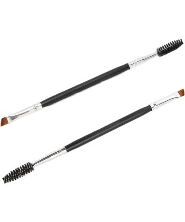 Verdant Touch Dual Eyebrow Brush Dual Brow Brush 3-Piece Set Portable Professional Angled Eye Brow Brush Dual Headed for Beauty Room Household Travel  - Buy Online on GoSupps.com