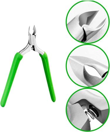 Cuticle Trimmer Professional Cuticle Nipper Non Slip Handle Cuticle Scissor for Women Men Fingernails and Toenails - Buy Online on GoSupps.com