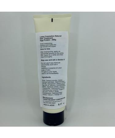 Lebel Cosmetics Natural Hair Treatment Egg Protein 260g - Revitalize & Strengthen Your Hair | International Shipping Available - Buy Online on GoSupps.com