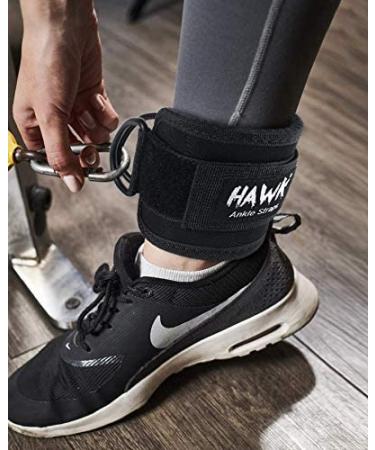 Ankle Straps for Cable Machines Padded Ankle Cuffs (Pair) - for Legs  Glutes  Abs and Hip Workouts Fits Women & Men - Fully Adjustable & Breathable Ankle Strap Set Black - Buy Online on GoSupps.com