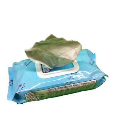 Prima Wipes Adult Washcloths, 48 Extra-large Wipes Per Pack by Life Guard