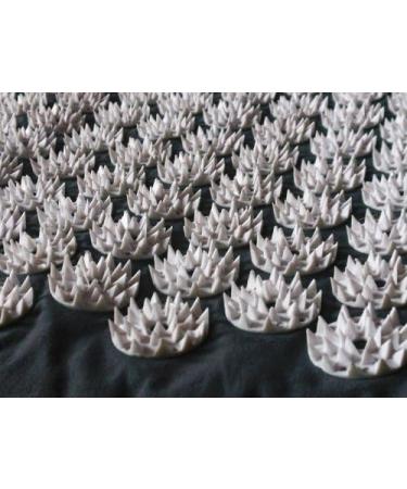 Buy Shanti Acupressure Mat (Black) - Best Nail Mat for Stress Relief & Wellness | Worldwide Shipping - Buy Online on GoSupps.com