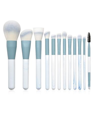 DFHBFG 12 Wooden Handle Makeup Brush Set Hair Brush Powder Powder Makeup Brush 1 D