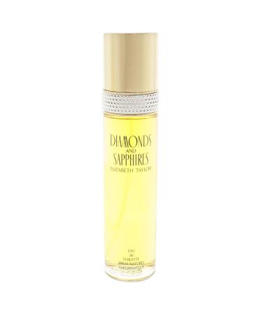 Elizabeth Taylor DIAMONDS & SAPHIRES Eau De Toilette Spray 3.4 oz for Women - 100% Authentic - Buy Online on GoSupps.com