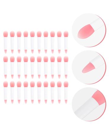 FOMIYES 30pcs Lip & Eyeshadow Brush Set - Versatile Lip Balm & Gloss Applicators with Cover - Perfect Makeup Tools in Pink - Buy Online on GoSupps.com