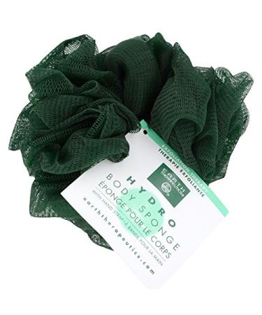 Earth Therapeutics Hydro Body Sponge with Hand Strap - Dark Green Dark Green