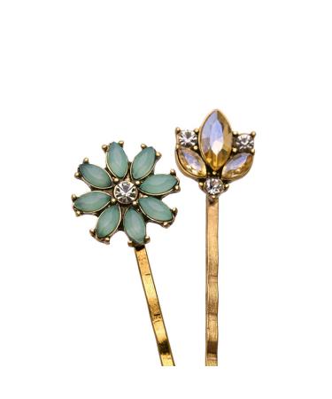 6PCS Vintage Rhinestone Hair Pins for Women - Elegant Bobby Clips for Styling - Retro Hair Accessories - Buy Online on GoSupps.com