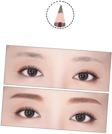 Healeved 4 Pcs Eyebrow Pencil Brush Eyebrow Pencils for Pencil with Sharpener Brown Eyeliner Kit - Buy Online on GoSupps.com