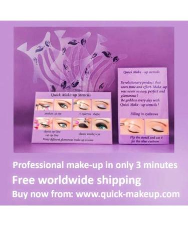 Quick Make-Up Stencils Set | 3 Easy Application Tools for Flawless Looks - Shop Internationally - Buy Online on GoSupps.com