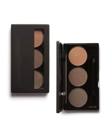 Eybrow powder eye cosmetic - durable 3 colors with brushes waterproof weld -resistant for suitable for travel or party (01 #) 01 #