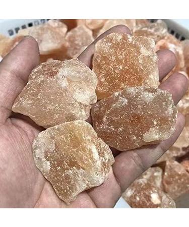 Natural raw Quartz Rock Gypsum Orange Selenite Crystal Rough Stone 4pc - Buy Online on GoSupps.com