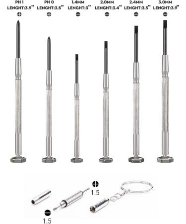 Premium Eyeglass Repair Kit with Precision Screwdriver Set, Tweezer, Nose Pads - Ideal for Sunglasses and Watch Repair - Buy Online on GoSupps.com