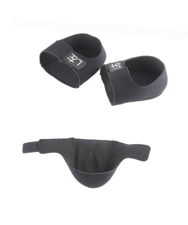 Beaupretty 1 Pair Heel Cup Silicone Shoe Pads Black Heel Pads Heel Cushion Inserts Heel Support Shoes Back Protectors Plantar Cozie Anti Women's Product Sole of Foot Black L