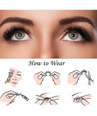 Desikixudy 18 Pairs False Eyelashes Natural Wispy Fluffy Dramatic Volume Lashes Extension Cruelty-Free Eyelash MD4 - Buy Online on GoSupps.com