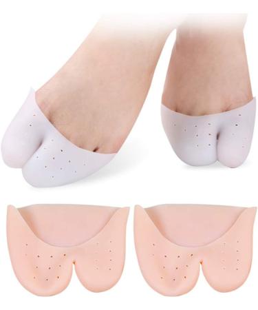 Buy 2 Pairs Silicone Gel Pointe Ballet Toe Caps & Pads Protector - Breathable for Girls & Women | International Shipping - Buy Online on GoSupps.com
