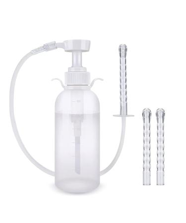 Vaginal Douche Cleaner Vagina Enema Set Douches for Woman and Men 3 Nozzle Tips Easy to Clean Yourself with This Vaginal Cleaner