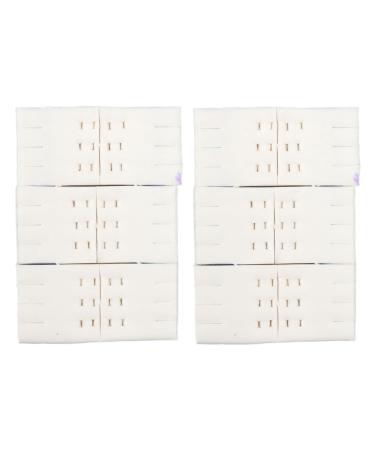 Disposable Toilet Brush Refills - Pack of 12 Soluble Fiber Pads for 3061 Toilet Scrubber Wand - Lavender Scented
