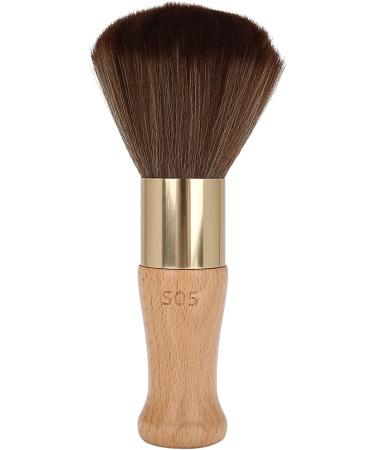 Neck Duster Brush Hair Cutting Neck Duster Brush Barber and Salon Brush to Remove Loose Hair From Neckline and Ears After Haircut Stand Up Base (Original Wood Color) - Buy Online on GoSupps.com