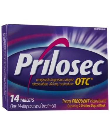 Prilosec OTC Acid Reducer Tablets 14ct (Quantity of 3)