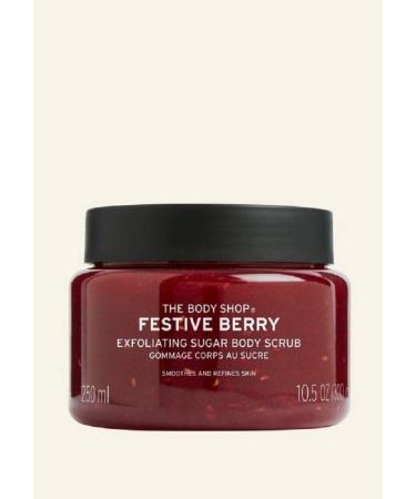 The Body Shop Warm Festive Berry BODY SCRUB 200ml Special Edition 2020 SWEET TANGY AND FRUITY SCENT VEGAN