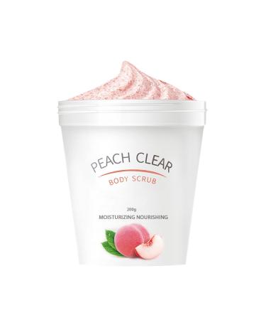 Peach Body Scrub Spots Large Pores Repairs Skin Defects Promotes Renewal Deeply Hydrating 7 Ounce Body Scrub That Nourishes Skin SU-020