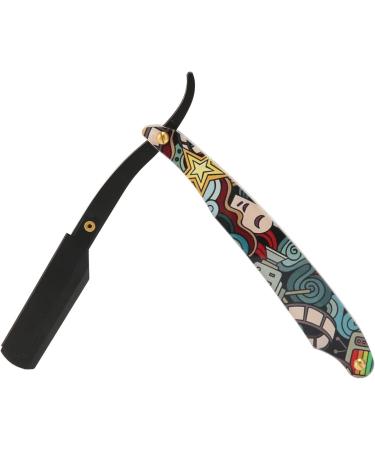 Foldable Straight Edge Razor - Ergonomic Manual Shaver | Professional & Portable Gift for Travel & Home - Buy Online on GoSupps.com