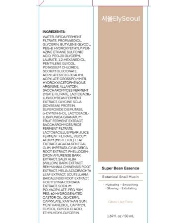 Bean Essence Face Repair Serum - Hydrating Snail Mucin for Glowing Skin | Korean Skincare 1.69 fl. oz - Buy Online on GoSupps.com