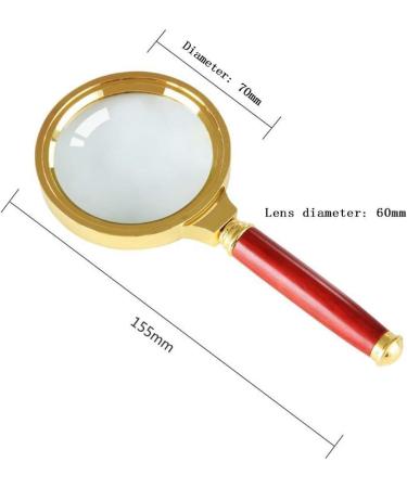 Metal Magnifier Child Elderly Reading Magnifier Spot Check Magnifier Handheld Portable Magnifier Made in China - Buy Online on GoSupps.com