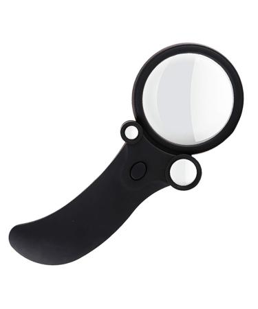 Handheld Magnifying Glass with LED Lights 2.5-55 Times HD Reading for The Elderly Good Times