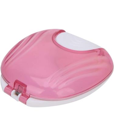 Orthodontic Storage Case - Portable & Waterproof Denture Container for Adults (Pink) - Press Lock Design - Buy Online on GoSupps.com