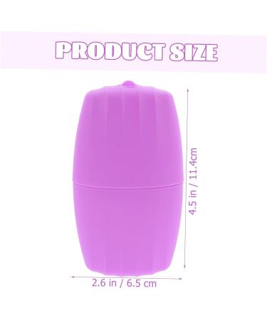 Angoily Ice Rollers Globes for Face Ice Roller for Face and Eye Face Roller Skin Care Ice Roller Puffiness Eye Roller Ice Roller for Eyes Tool Shrink Pores Silica Gel Purple - Buy Online on GoSupps.com