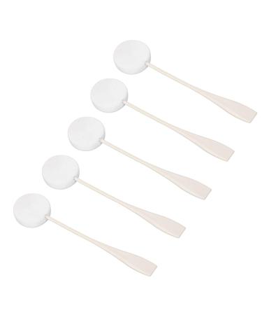 Applicateur de Lotion pour le Corps Poudre Main Longue Tenue Douce et Absorbante en PVA (Blanc)