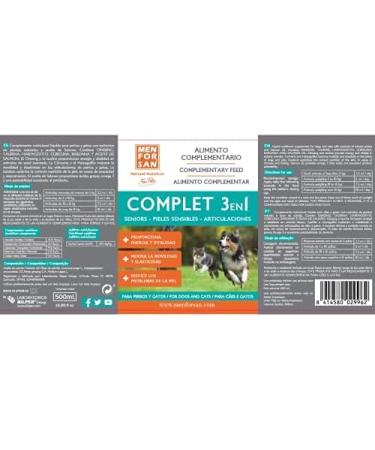 MENFORSAN 3-in-1 Supplementary Feed for Dogs and Cats - 500ml | Premium Pet Nutrition | International Shipping - Buy Online on GoSupps.com