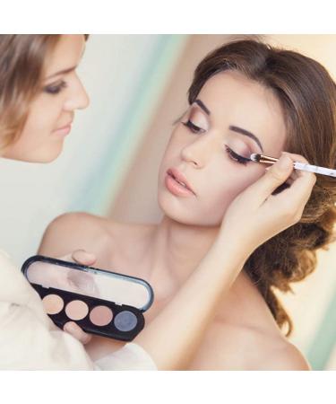 DUAIU 16Pcs Eye Makeup Brushes Set - Premium Synthetic Eyeshadow, Eyebrow, and Eyeliner Blending Brushes with Marble Handles and Pink Cosmetic Bag - Buy Online on GoSupps.com
