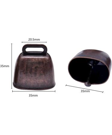 Ancient Metal Bells for Cows Horses Sheep - Copper & Brass Pet Bells | 2 Piece Red Bronze Set - Buy Online on GoSupps.com