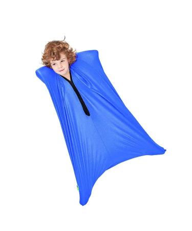 GADULU Relaxing Sensory Toys For Compression Body Sock For Autism Suitable Processing Disorders Wrap To Relieve Stress Suitable For Children And Adult (Color : Blue Size : XL/X-Large-74 * 165cm) XL/X-Large-74*165cm Blue
