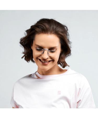 Nooz Templeless Reading Glasses Unisex | Rectangular Design | 6 Colors | 5 Diopters - Gray 1 Diopter - Buy Online on GoSupps.com