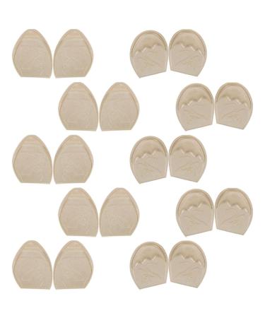 GALPADA Toe Filler Inserts Adjustable Toe Plug 10 Pairs Reusable Shoe Filler for Too Big Shoes Adjustable Toe Plug Forefoot Cushions for Women Men Skin