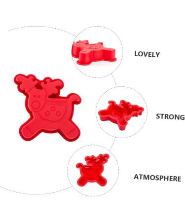 MAGICLULU 4 Pcs Baking Mold Silicone Molds Silicone DIY Mold Candle Homemade Cake Mold Dessert Christmas Child - Buy Online on GoSupps.com