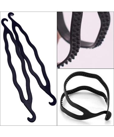 5 Pcs Plastic Bun Shaper Magic Bun Maker Curler Roll Hair Tool Hair Styling Accessories for Women Girls - Buy Online on GoSupps.com