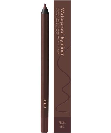 : Crayons Yeux Pour Femmes Double Fonction R sistant 24h L'eau Crayon Aiguiser Maquillage De Beaut Lisse Et Imperm able Avec Stylo Sourcils Pour Le Voyage Natation Soir es Couleur de prune - Buy Online on GoSupps.com