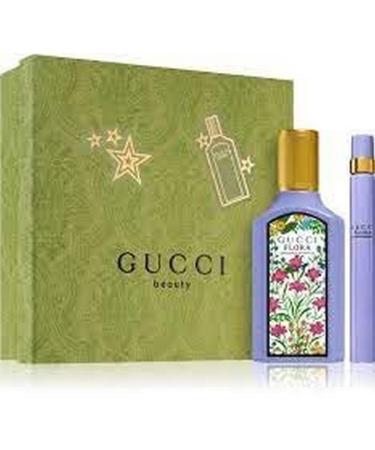 Gucci Flora Gorgeous Magnolia for Women - 2 Pc Gift Set 1.6oz EDP Spray 0.33oz EDP Spray