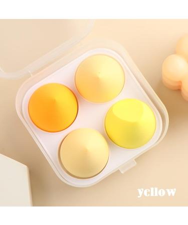 Buy Makeup Sponge Set - Flawless Foundation Blending Sponges for Liquid Cream & Powder - Multi-colored (Yellow) - International Shipping Available - Buy Online on GoSupps.com