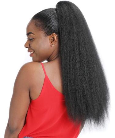 Hair Bun Ponytail Synthetic Curl Hair Pieces African Hair Ponytail Fluffy Ponytail Extension Cord For Black Women Hair Bun Wig Hair Extension Hair Piece (Color : D Size : 20inches) 20inches D - Buy Online on GoSupps.com