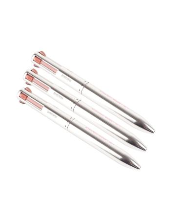 Verdant Touch 3 Pack 4 in 1 Eyebrow Highlighter Pen Portable and Durable