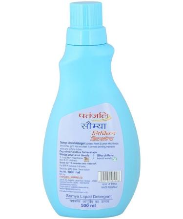 Patanjali Somya Liquid Detergent - 500ml | Best Liquid Detergent for Effective Cleaning | Shop Internationally - Buy Online on GoSupps.com