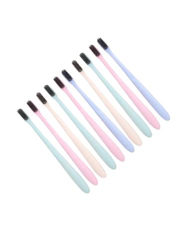 Minkissy 10st toothbrush manual soft toothbrush manual toothbrush compostable toothbrush travel toothbrush toothbrush cleaning family toothbrush combination clean